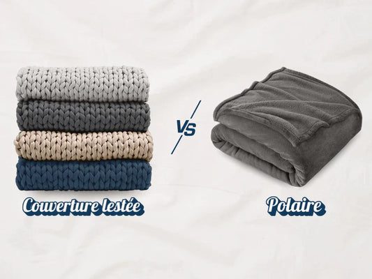 Couverture lestée ou polaire : quelle option pour l’hiver ?
