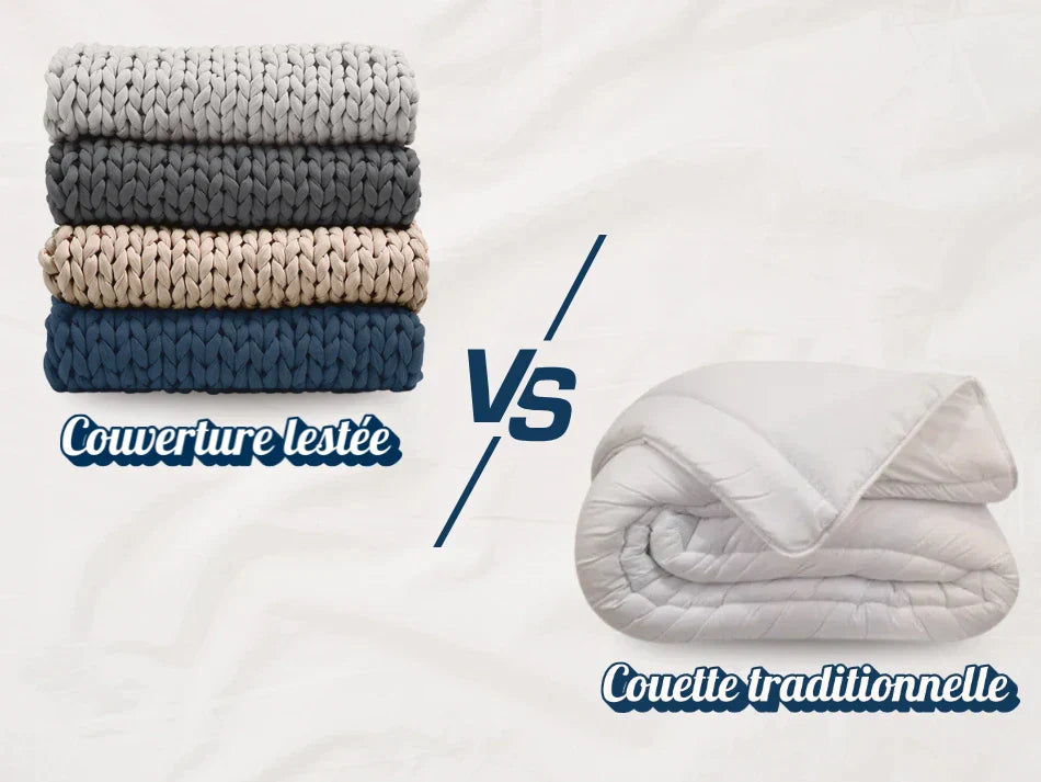 Couverture lestée vs couette : laquelle vous aide à dormir ?
